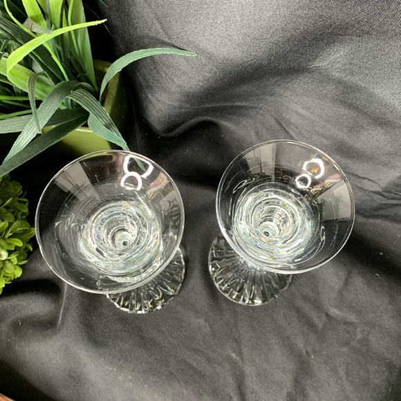 Set of 2 Mikasa “The Ritz” crystal candle holders / candlesticks - Picture 4 of 8